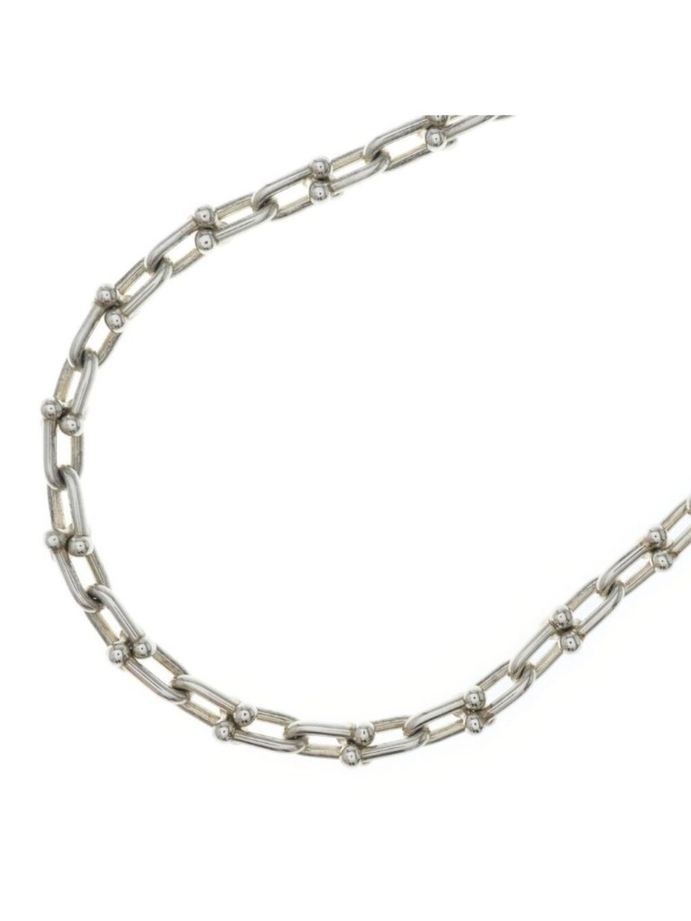 Tiffany & Co HardWear Small Link Necklace Chain Silver